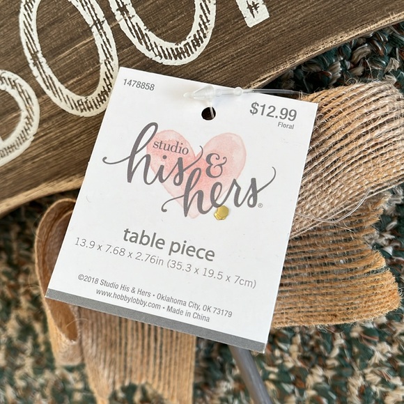 NEW Wedding decor items: guest book sign, flower basket, wicker angel bride - Picture 5 of 13